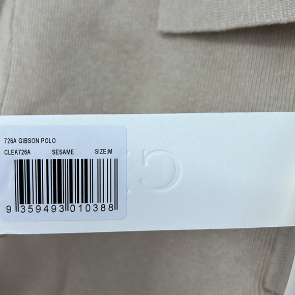 CLEA NWT Gibson polo sweater women’s medium - Picture 3 of 7